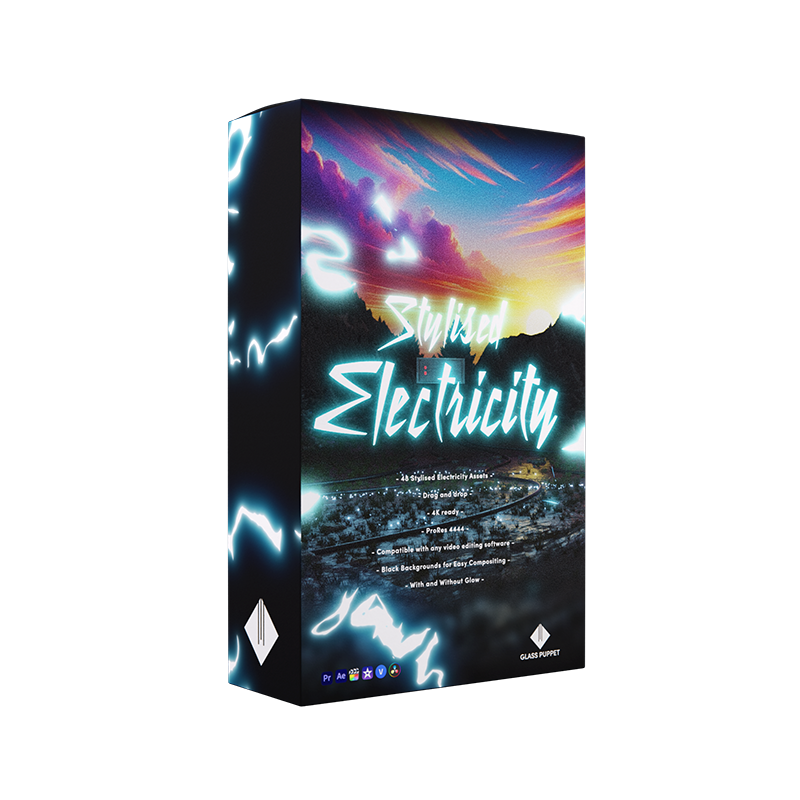 Stylised Electricity - Motion Graphics Asset Pack